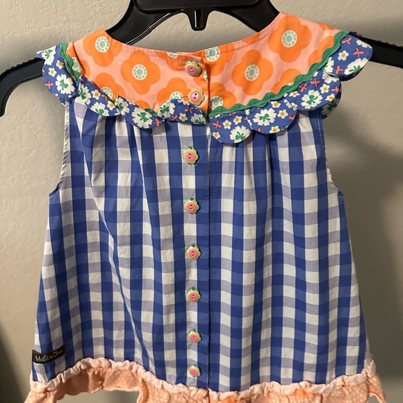 Matilda Jane Picnic Pie Tunic Size Girls 6 Floral Ruffles Buttons Comfy Girlie - Picture 5 of 8